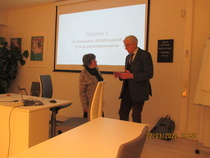 Karl von Smitten har föreläst om diabetes 2.