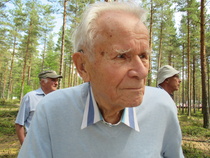 En förväntansfull teaterbesökare.