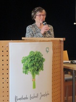 Ordförande Gunvor Brettschneider öppnar Reumadagen.