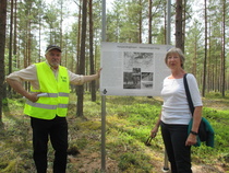Besökarna kunde också bekanta sig med krigshändelserna på Hangöfronten 
1940-41.