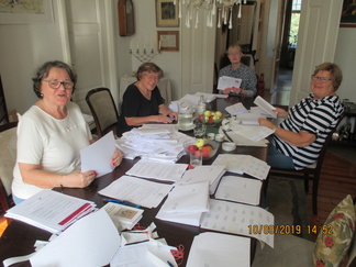 Postningstalko hos ordförande Gunvor Brettschneider.