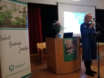 Ordförande Viveca Hagmark  hälsade deltagarna välkomna.